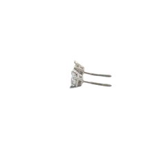 Diamond Stud Earrings in White Gold