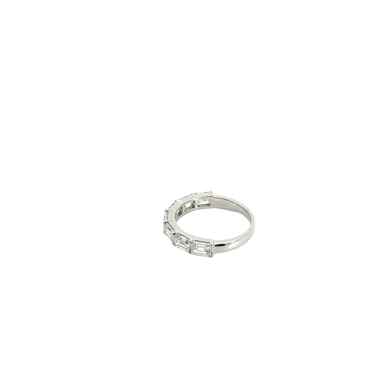 White Gold Diamond Half Eternity Ring