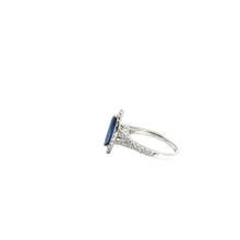 Marquise Sapphire Cocktail Ring in White Gold