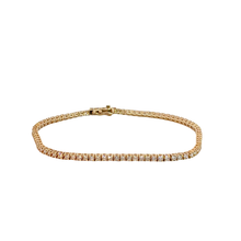 Classic Diamond Tennis Bracelet in Yellow Gold