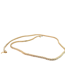 Classic Diamond Tennis Necklace in Yellow Gold