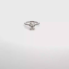 Elegant Oval Diamond Engagement Ring