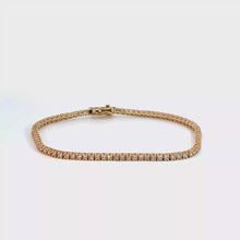 Classic Diamond Tennis Bracelet in Yellow Gold