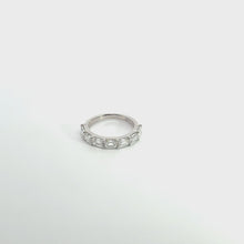 White Gold Diamond Half Eternity Ring