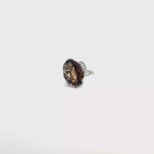 Smoky Quartz Cocktail Ring in White Gold