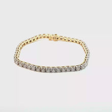Classic Diamond Tennis Bracelet in Yellow Gold