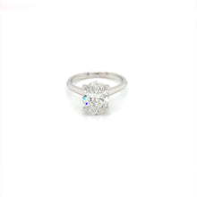 14K White Gold 3 1/10 CT Oval Near Colorless Lab-Grown Diamond Solitaire Engagement Ring Size 7